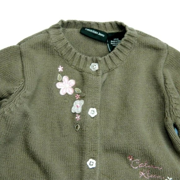 Calvin Klein Jeans 3-6 Months Cardigan Sweater - Picture 3 of 8